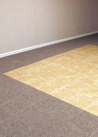 Basement Wood Flooring installed in Duluth, Minnesota and Wisconsin
